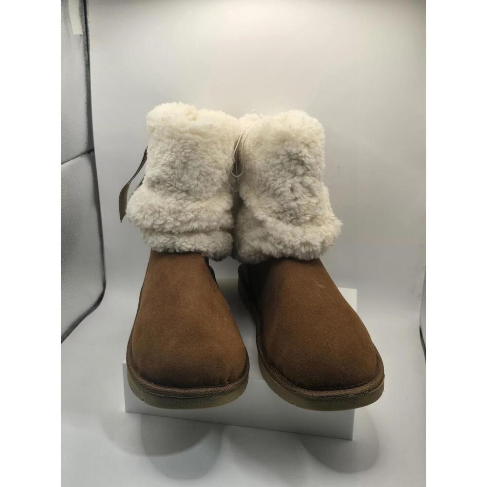 GAA HUU Sherpa Lined Tan Water Resistant Boots Size 9 NWT